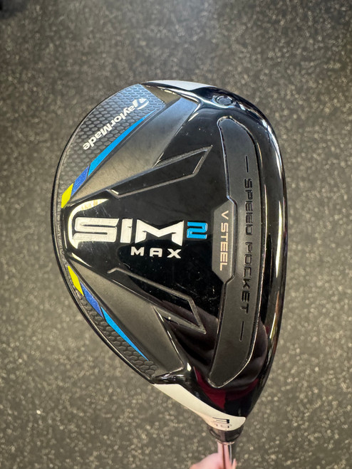 Vist Large View of Product Image Which is Used Taylormade SIM2 MAX RESCUE Mens Hybrid Club RH 3 Hybrid