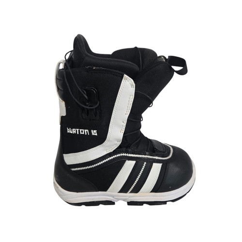 Vist Large View of Product Image Which is Used Burton RULER Boys Snowboard Boots Black Size  5