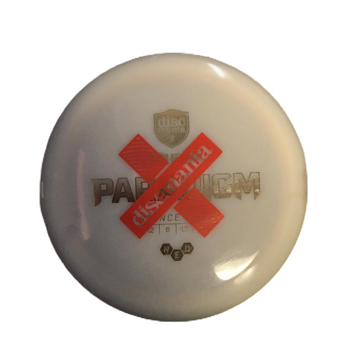 Vist Large View of Product Image Which is Used Discmania PARADIGM Disc Golf Driver White