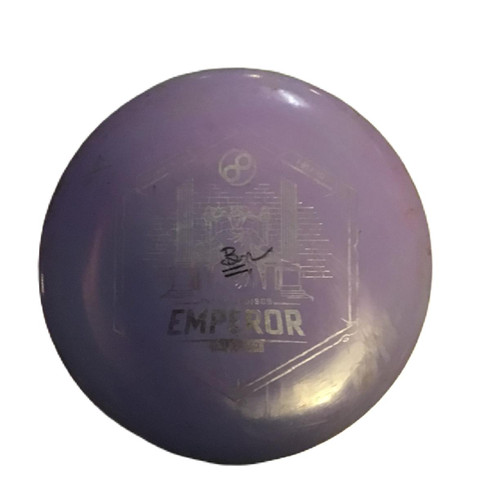 Vist Large View of Product Image Which is Used Infinite Discs EMPEROR Disc Golf Driver Purple