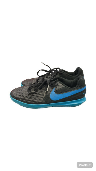 Vist Large View of Product Image Which is Used Nike TIEMPO Soccer Indoor Shoes Black Junior 03.5