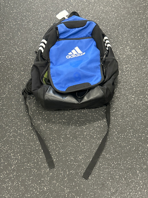 Vist Large View of Product Image Which is Used Adidas Soccer Player Sackpack Royal Blue