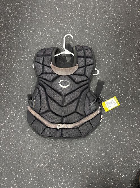 Vist Large View of Product Image Which is Used Evoshield PRO-SRZ 16 INCH Catchers Chest Protector Black Adult