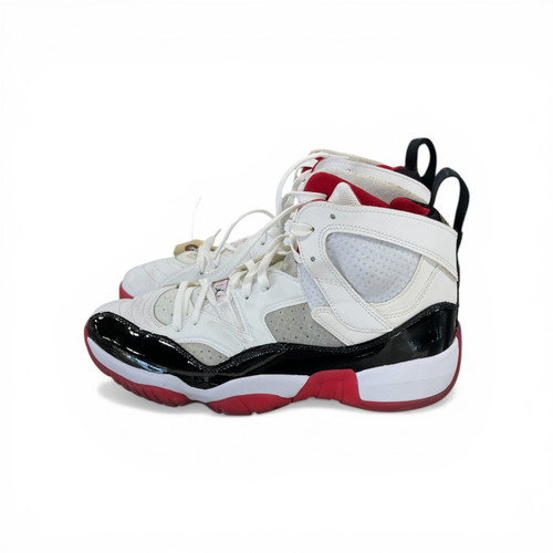 Vist Large View of Product Image Which is Used Basketball Shoes M White/Red/Navy Senior 11.5