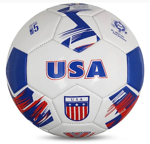 Vist Large View of Product Image Which is New USA White National Team Soccer Ball 4