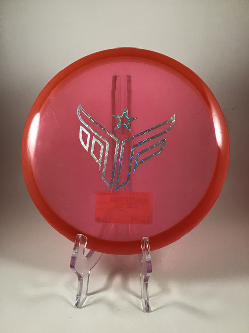 Vist Large View of Product Image Which is Used Mint ETERNAL MEGA SOFT RODEO Disc Golf Mid Range Orange 177g