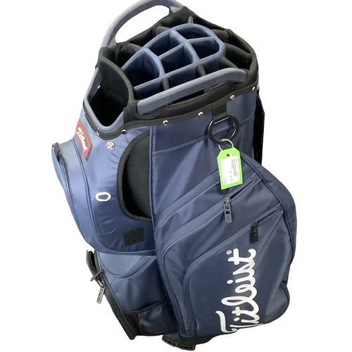 Vist Large View of Product Image Which is Used Titleist 14 WAY CART BAG Mens Cart Bag Navy Blue