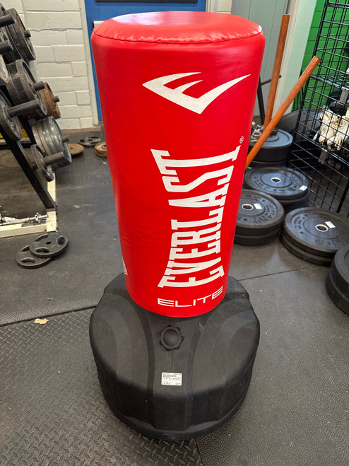 Vist Large View of Product Image Which is Used Everlast ELITE WAVEMASTER Boxing Heavy Bag Red 100 lb