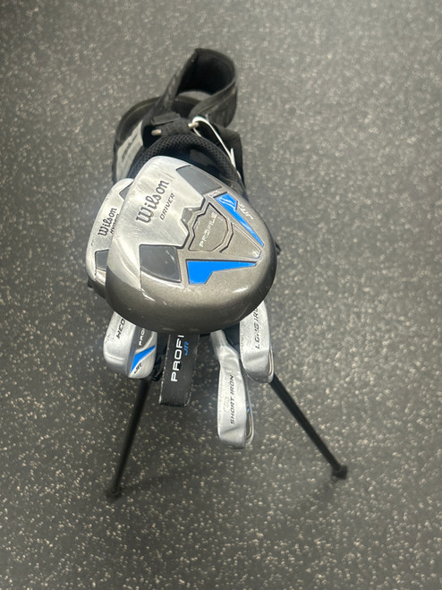 Vist Large View of Product Image Which is Used Wilson PROFILE JR SET Jr Package Set RH Black 7 Piece