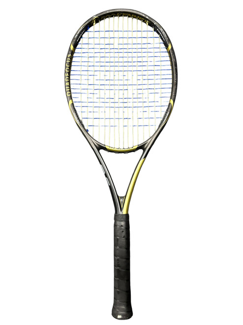 Vist Large View of Product Image Which is Used Pro Kennex Q5X PRO Adult Tennis Racquet Black 4 3/8"