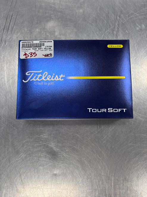 Vist Large View of Product Image Which is Used Titleist TOUR SOFT 2026 12 Pack - Golf Balls