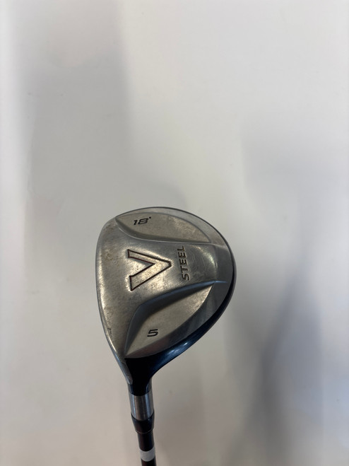 Vist Large View of Product Image Which is Used Taylormade V STEEL Mens Fairway Wood LH 5 Wood