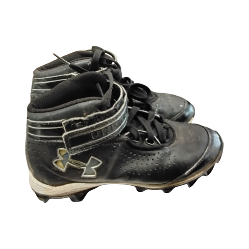 Vist Large View of Product Image Which is Used Under Armour BB/SB Cleats Black Junior 01