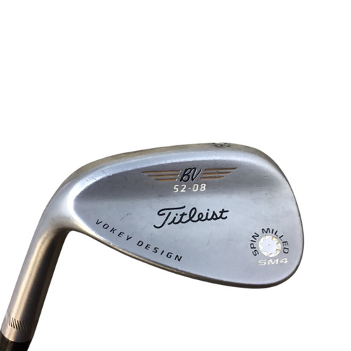 Vist Large View of Product Image Which is Used Titleist BV SM4 VOKEY Golf Wedge Mens RH 52 Degree