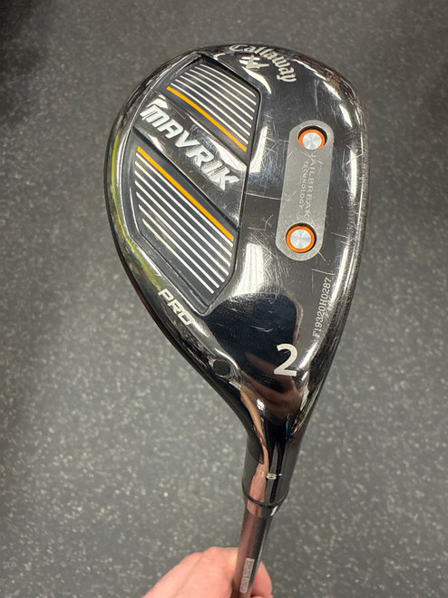 Vist Large View of Product Image Which is Used Callaway MAVRIK PRO TOUR AD Mens Hybrid Club RH 2 Hybrid