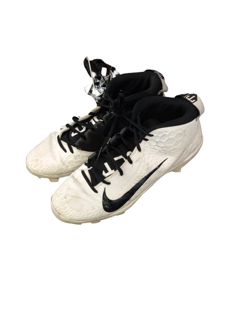 Vist Large View of Product Image Which is Used Nike TROUT BB/SB Cleats White Senior 13
