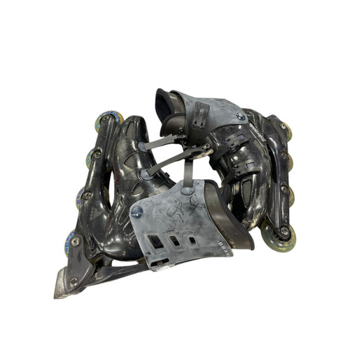 Vist Large View of Product Image Which is Used Rollerblade BRAVO BLADE GL Senior Rec Fitness Skates Black Senior 11