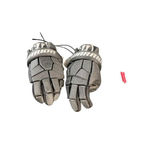 Vist Large View of Product Image Which is Used Warrior SM BURN NEXT WARRIOR LAX GLOVES Lacrosse Gloves Junior Black 9"