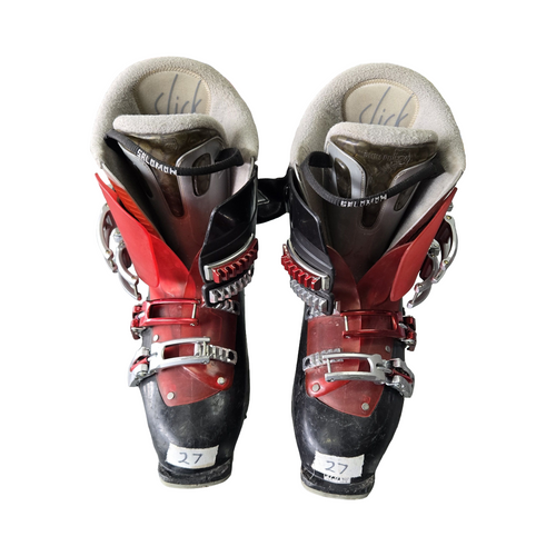 Vist Large View of Product Image Which is Used Salomon PERFORM X6 SKI BOOTS SZ 27 Mens DH Ski Boot Black 270 MP - M09 - W10