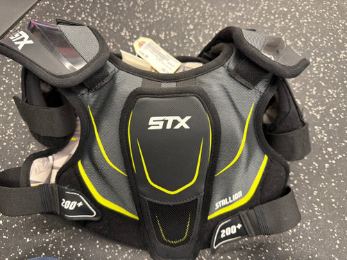 Vist Large View of Product Image Which is Used STX STALLION 200+ Lacrosse Shoulder Pads None SM