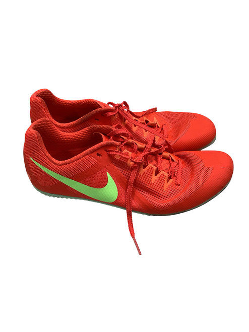 Vist Large View of Product Image Which is Used Nike RIVAL MULTI Track & Field Cleats Adult Red Senior 7.5