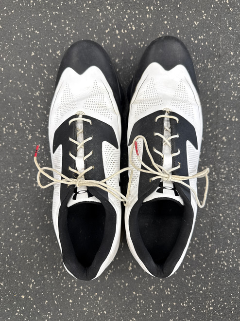 Vist Large View of Product Image Which is Used Under Armour Mens Golf Shoes Black Senior 11.5