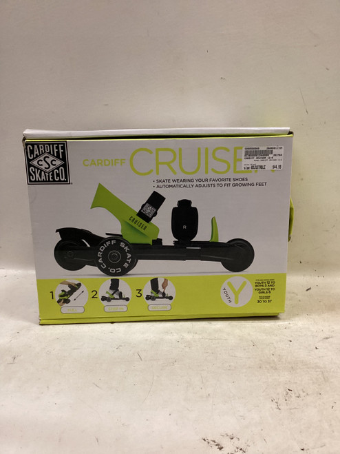 Vist Large View of Product Image Which is Used CARDIFF CRUISER 12-5 Senior Rec Fitness Skates Black Adjustable