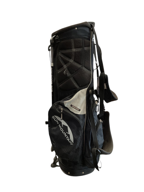 Vist Large View of Product Image Which is Used Sun Mountain THREE 5 Mens Stand Bag Black