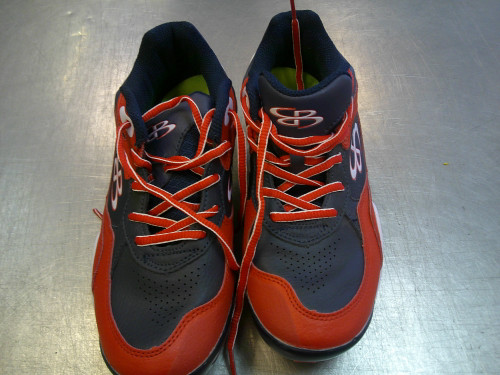 Vist Large View of Product Image Which is Used BoomBah CLEAT BB/SB Cleats Red Youth 07.5