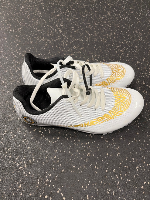 Vist Large View of Product Image Which is Used Track & Field Cleats Adult White Senior 6.5