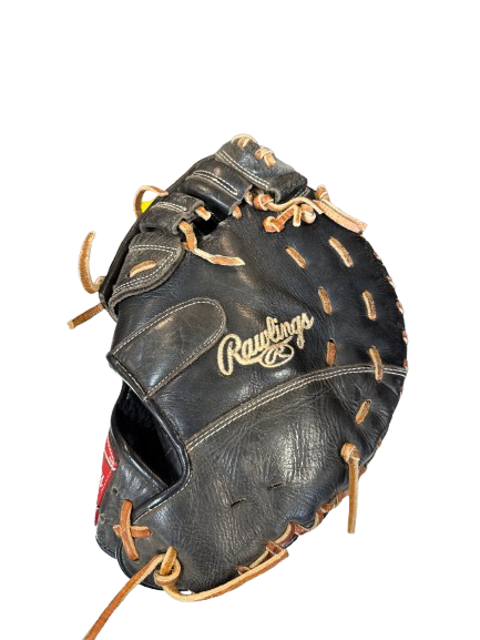 Vist Large View of Product Image Which is Used Rawlings RENEGADE BB/SB First Base LH Throw Black 7"