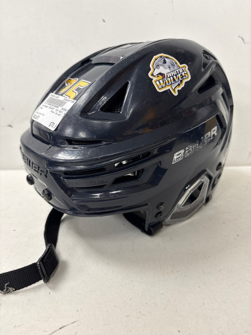 Vist Large View of Product Image Which is Used Bauer RE-AKT 150 Hockey Helmet Only Navy Blue SM