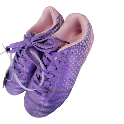 Vist Large View of Product Image Which is Used DREAM PAIRS CLEATS SZ11Y Soccer Cleats Purple Youth 11.0