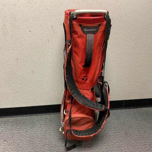 Vist Large View of Product Image Which is Used Taylormade FLEXTECH Mens Stand Bag White/Black/Red