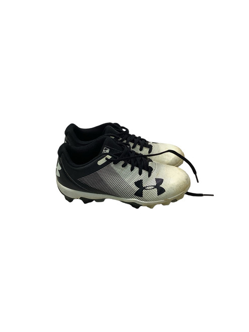 Vist Large View of Product Image Which is Used Under Armour AUTHENITC YTH LOW BB/SB Cleats White Junior 03.5