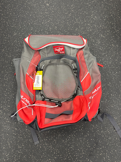 Vist Large View of Product Image Which is Used Rawlings 2 BAT BACKPACK BB/SB Player Backpack Red