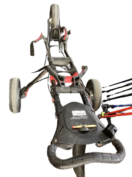 Vist Large View of Product Image Which is Used Bag Boy BAG BOY PUSH CART Golf Cart 3 Wheel