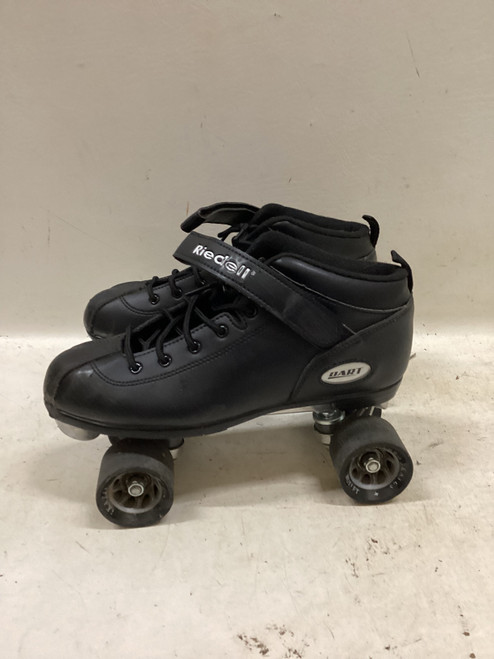Vist Large View of Product Image Which is Used Riedell DART Senior Roller Quad Skates Black Senior 10