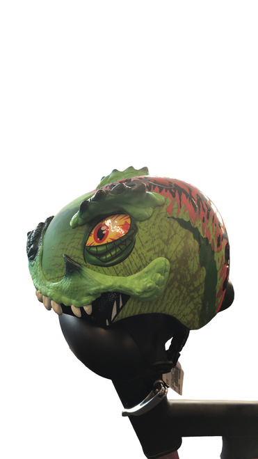 Vist Large View of Product Image Which is Used Raskullz RASKULLZ TREWSWESOME GRN Bike Helmet Green SM