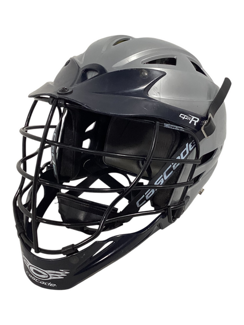 Vist Large View of Product Image Which is Used Cascade CPXR Lacrosse Helmet Grey One Size