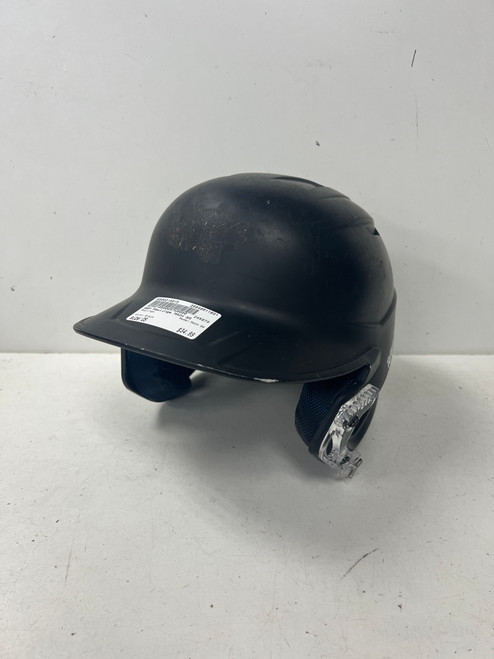 Vist Large View of Product Image Which is Used Rawlings MACH SR Batting Helmet No Mask Black One Size