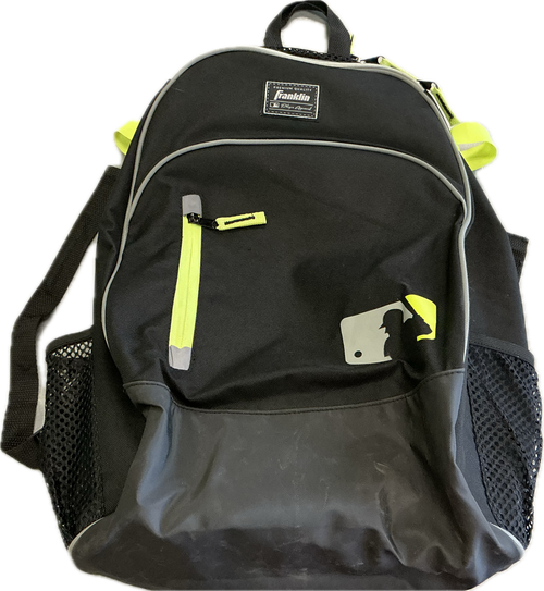 Vist Large View of Product Image Which is Used Franklin BATPACK BB/SB Player Backpack Black