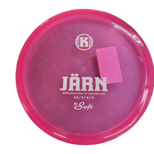 Vist Large View of Product Image Which is Used Kastaplast JARN K1 SOFT Disc Golf Mid Range Pink