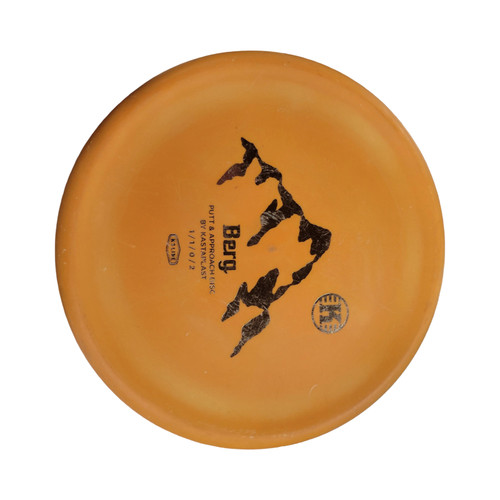 Vist Large View of Product Image Which is Used Kastaplast BERG K3 Disc Golf Putter Orange