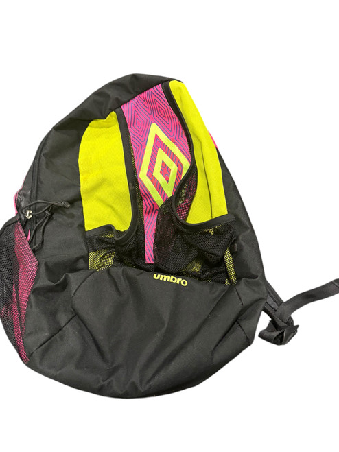 Vist Large View of Product Image Which is Used Umbro Soccer Player Sackpack Pink And Black