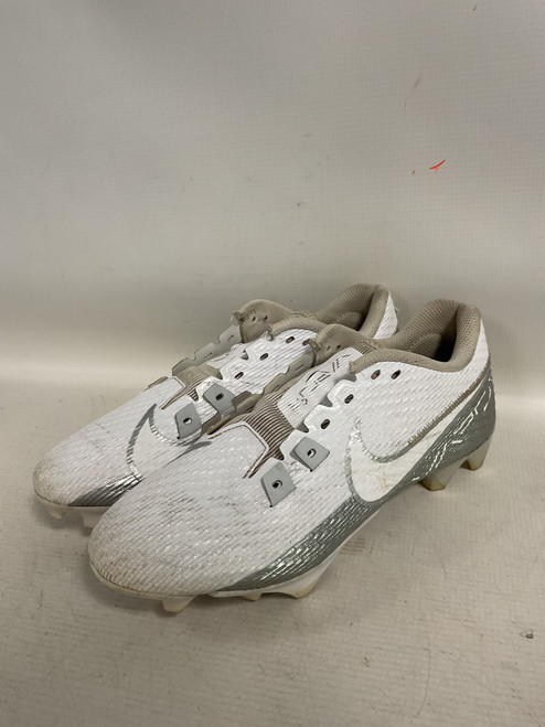 Vist Large View of Product Image Which is Used Nike VAPOR Adult FB Cleats White Senior 7.5