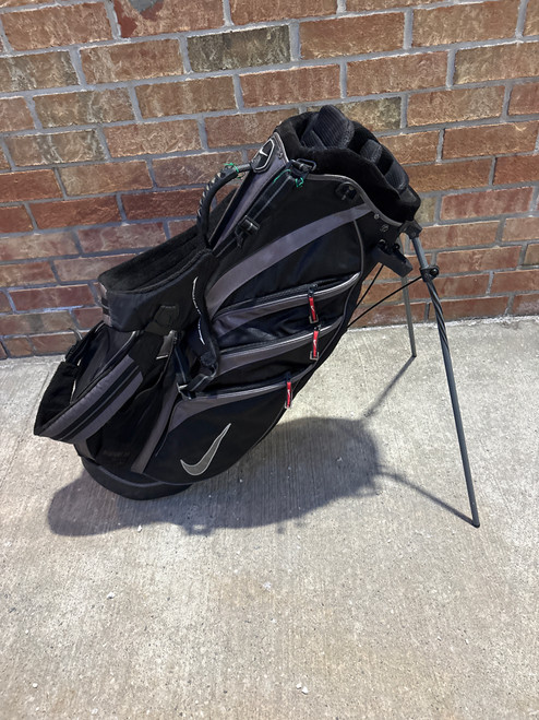 Vist Large View of Product Image Which is Used Nike STANG BAG Mens Stand Bag Black