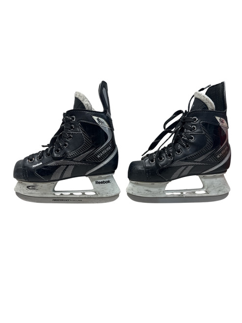 Vist Large View of Product Image Which is USED REEBOK 14K JUNIOR HOCKEY SKATES - SZ 01