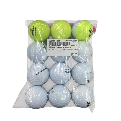 Vist Large View of Product Image Which is Used Srixon PREMIUM DOZEN 12 Pack - Golf Balls