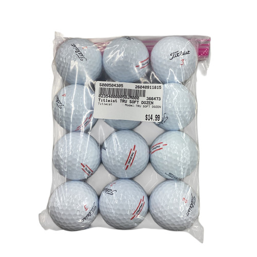 Vist Large View of Product Image Which is Used Titleist TRU SOFT DOZEN 12 Pack - Golf Balls